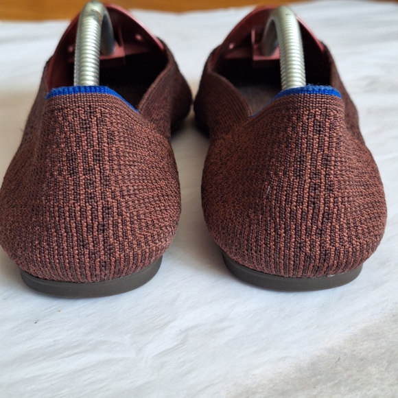 Rothy’s Retired Truffled Python Round Toe Flats Size 8.5 - Picture 7 of 16